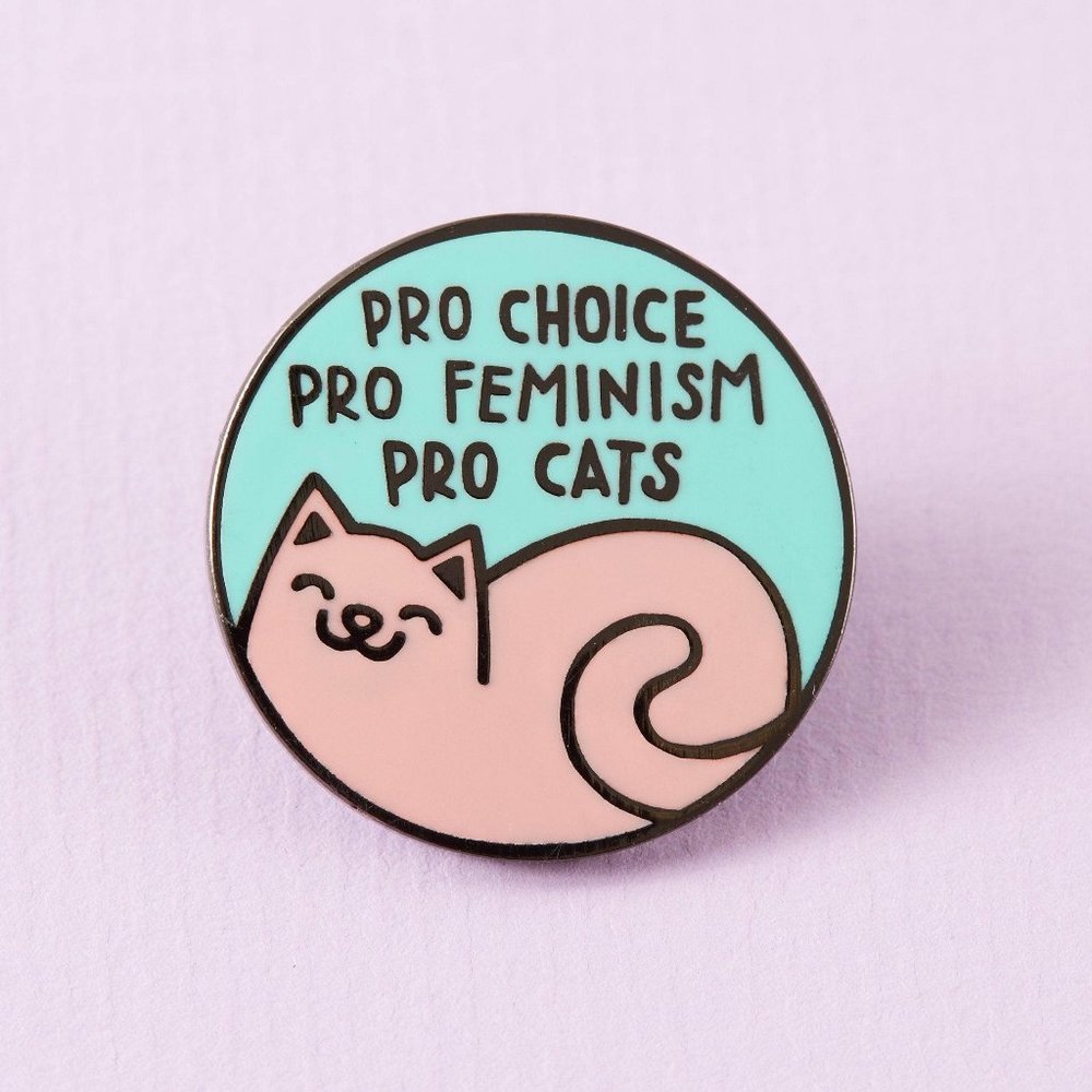 Pro Cats Pro Choice Enamel Pin